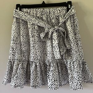Dalmatian Print Skirt